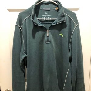 Tommy Bahama Tobago Bay Half Zip Sweater -Size L